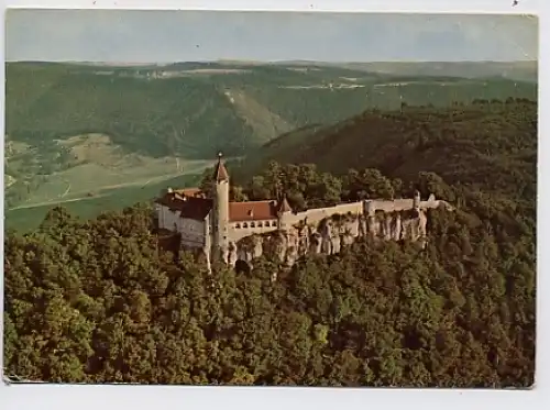 Burg Teck in ihrer Landschaft Luftbild gl1963? 30.600