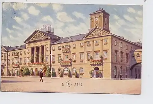 Karlsruhe Rathaus bahnpgl1912 30.723