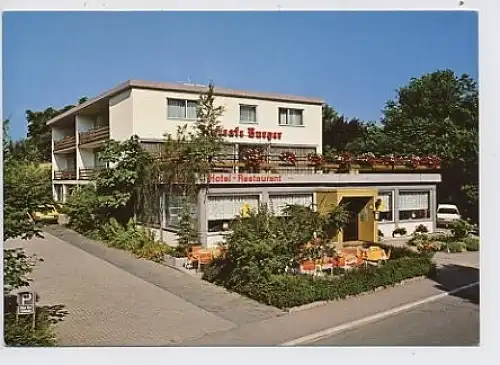 Bad Bellingen Kurcafé Burger Werbekarte 30.685