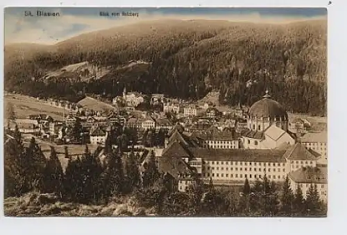 ST.Blasien Schwarzwald vom Holzberg gl1911 30.749