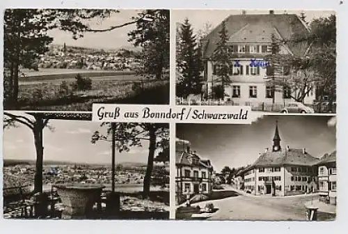 Bonndorf Schwarzwald 4 Ansichten gl1975 30.780