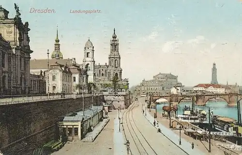 Dresden Landungsplatz gl1911 127.347