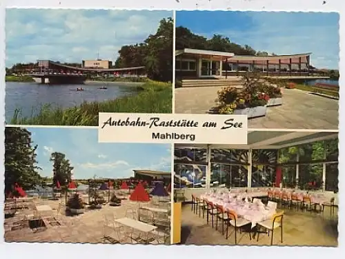 Autobahn-Raststätte am See Mahlberg-Ost ngl 48.519