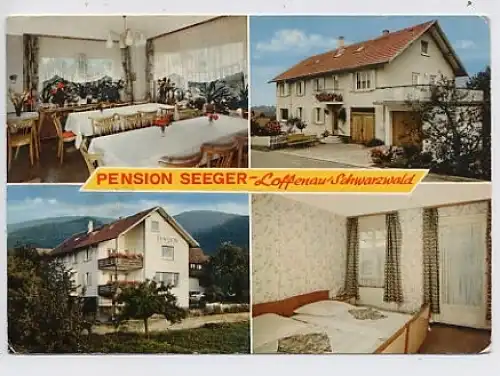 Loffenau Schwarzwald Pension Seeger gl1977 30.819