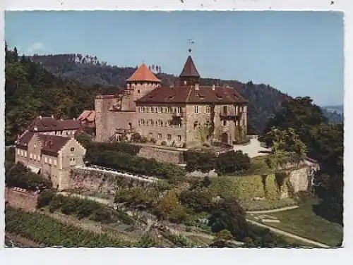 Schloß Eberstein im Murgtal Schwarzwald gl1966 48.414