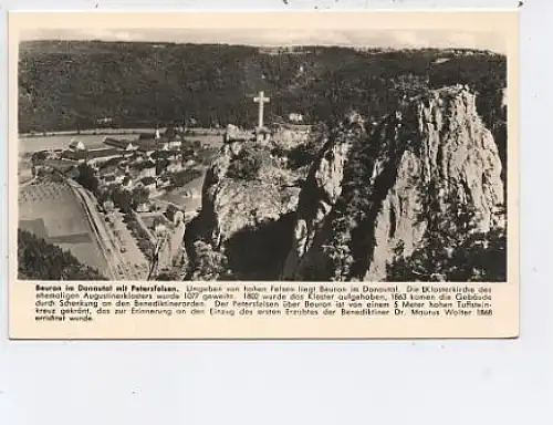 Beuron im Donautal mit Petersfelsen ngl 48.560