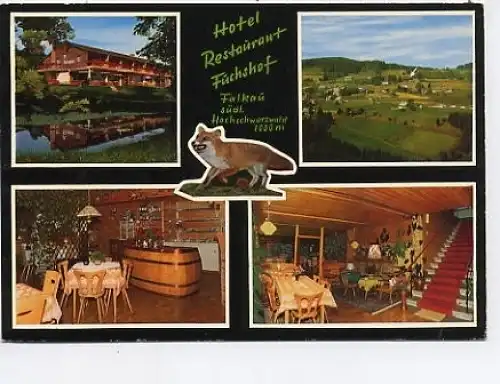 Falkau Schwarzwald Hotel Fuchshof ngl 48.722