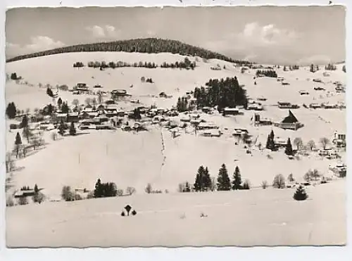 Todtnauberg Schwarzwald in tiefem Schnee gl1974 48.934