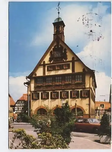 Metzingen Württ. Das Rathaus gl1988 48.873