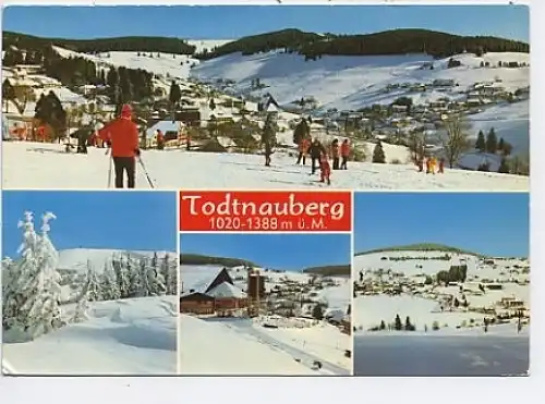 Todtnauberg Schwarzwald 4 Winter-Bilder gl1977 48.938