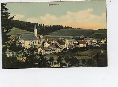 Schönwald Baden Alte Ansicht gl1908 48.958