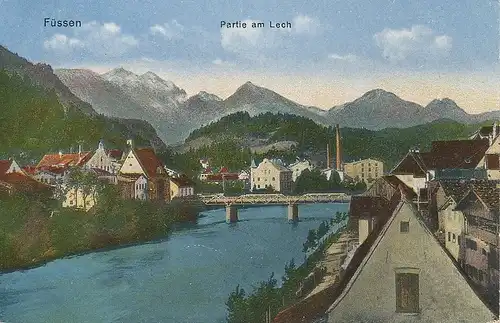 Füssen Partie am Lech ngl 123.283