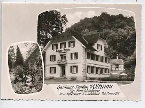 Witznau Schwarzwald Gasthaus Werbekarte 48.948