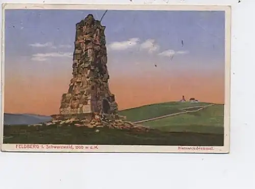 Feldberg Schwarzwald Bismarckdenkmal gl1927 48.964