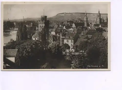 Heilbronn a.N. Blick zum Wartberg gl1935 49.059