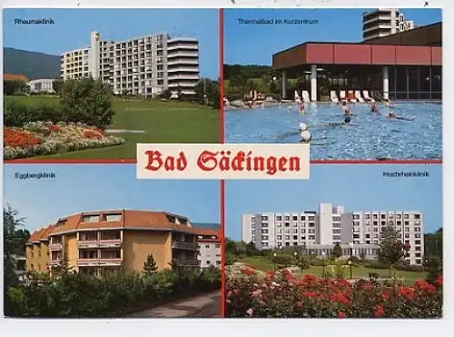 Bad Säckingen am Hochrhein 4 Ansichten gl1986 48.907