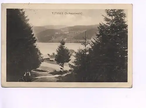 Titisee Schwarzwald Teilansicht gl1903 49.199