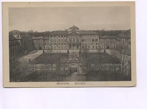 Bruchsal Schloß Ansicht ngl 49.169