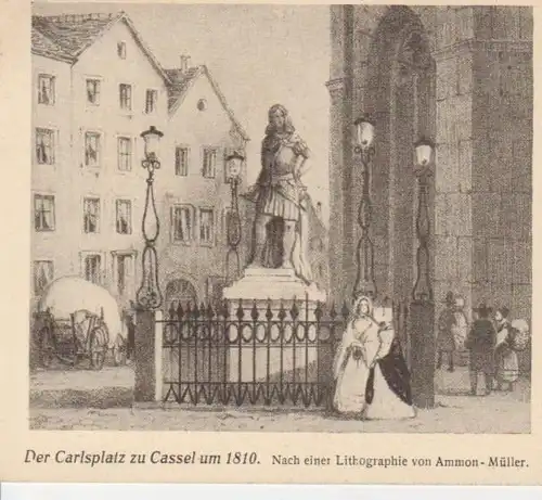 Cassel Carlsplatz um1810 ... ngl 64.242