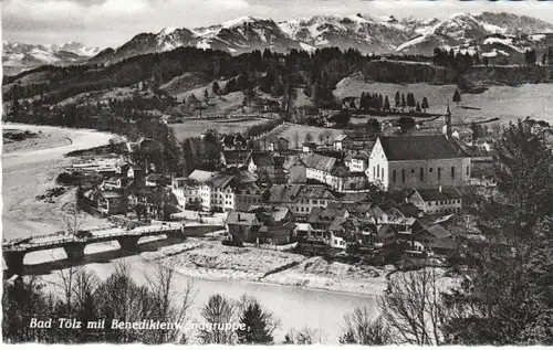 Bad Tölz mit Benediktenwandgruppe ngl B8035