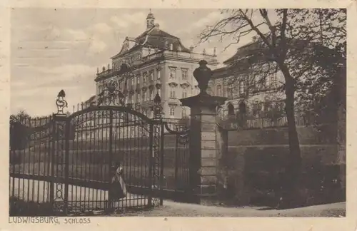 Ludwigsburg Schloß mit Parkeingang gl1914 63.620