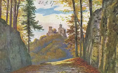 Eisenach Wartburg von Süden gl1937 103.695