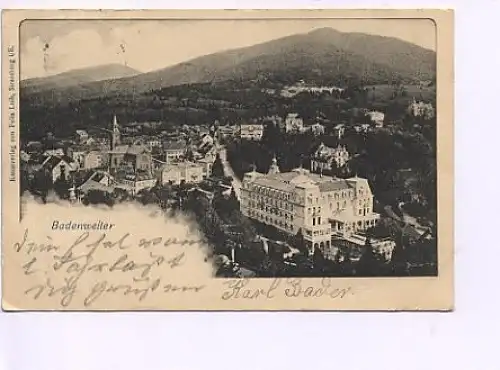 Badenweiler Schwarzwald von oben gl1902 49.197