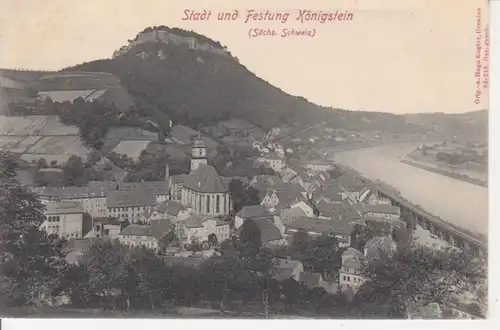 Stadt und Festung Königstein gl1922 86.561