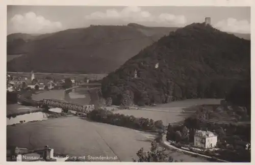 Nassau Lahn Burg Brücke Steinfenkmal ngl 64.383
