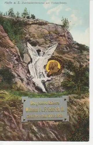 Halle a.S. Zweikaiserdenkmal Trotaerfelsen ngl 91.455