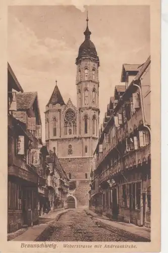 Braunschweig Weberstraße Andreaskirche gl1913 63.866