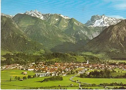 Oberstdorf Allgäu mit seinen Bergen gl1974 C0482