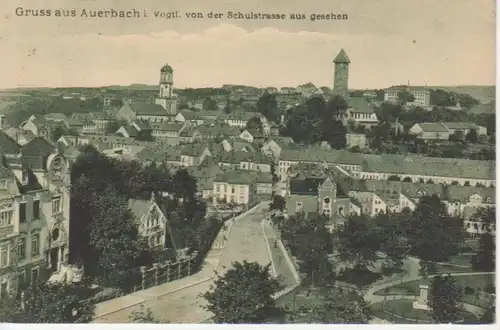 Auerbach i.V. Stadtpanorama gl1911 97.907