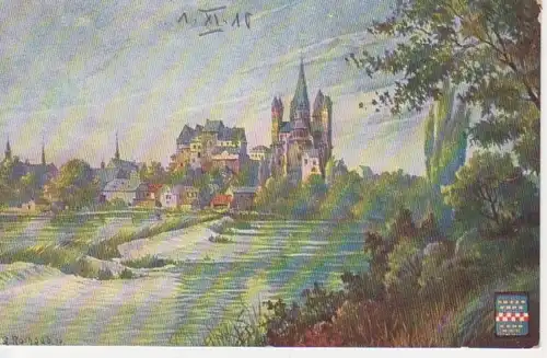 Limburg Lahn Wehr Schloß Dom gl1910 64.381