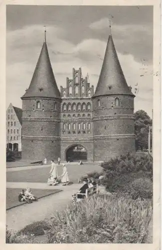 Lübeck Das Holstentor gl1953 64.461