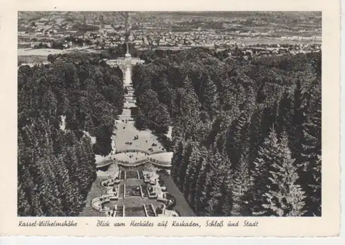 Kassel-Wilhelmshöhe Blick vom Herkules gl1956 64.279