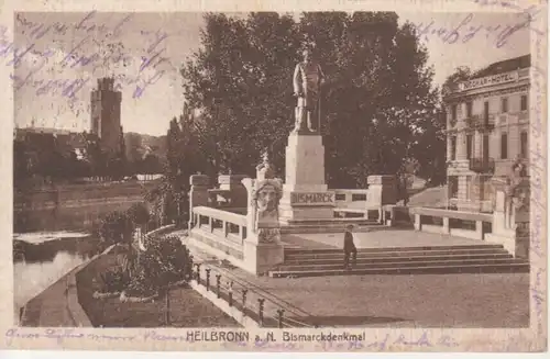Heilbronn Neckar Bismarck-Denkmal feldpgl1916 68.305