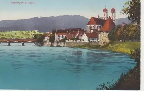 Säckingen am Rhein Brücke Kirche ngl 68.461