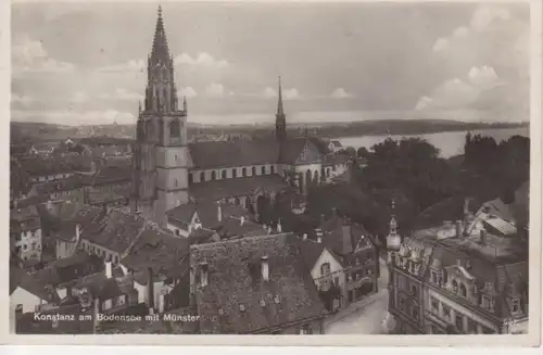 Konstanz Bodensee mit Münster gl1933 68.438