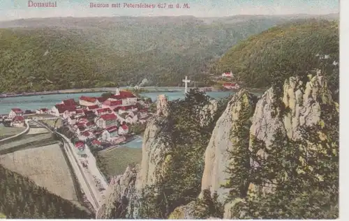 Donautal Beuron mit Petersfelsen feldpgl1916 68.449