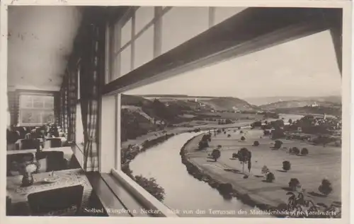 Bad Wimpfen Blick aus Hotel Mathildenbad gl1930 68.318