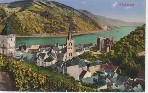 AK Bacharach Gesamtansicht gl1929 64.542