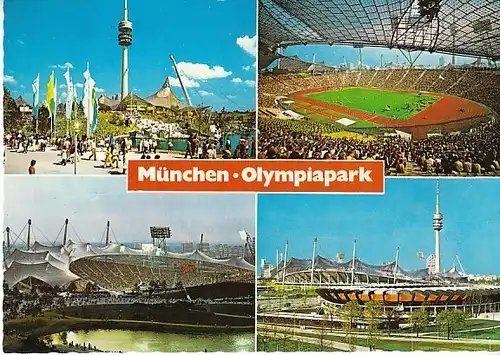 München Olympia-Gelände Mehrbildkarte ngl C0483