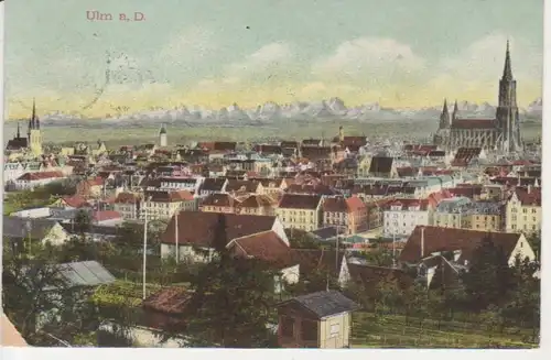 Ulm a.D. Blick über die Stadt gl1911? 68.471