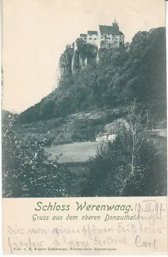 Donauthal Werenwaag bei Beuron gl1902 24.320