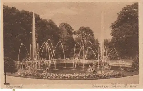Bayreuth Eremitage Oberes Bassin gl1921 22.838