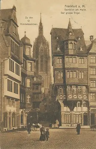 Frankfurt a.M. Domblick vom Markt gl1910 132.265