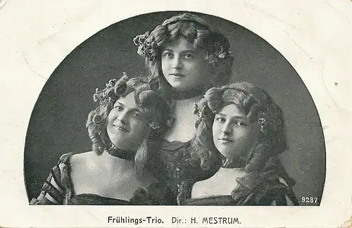 Porträt Frühlings-Trio Dir.: H. Mestrum gl1917 115.492