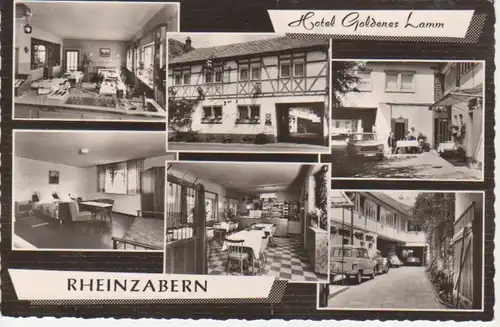 AK Rheinzabern Hotel Goldenes Lamm ngl 64.537