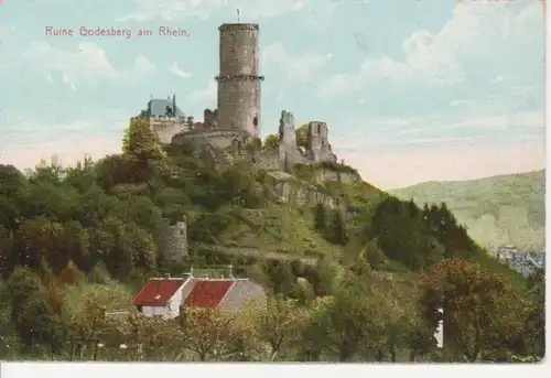 AK Ruine Godesberg am Rhein ngl 64.515